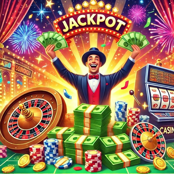 Antarmuka permainan Mega Moolah di simba4d menampilkan gulungan dan empat tampilan jackpot progresif